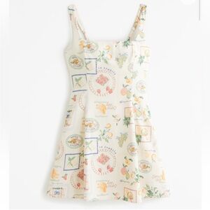 Abercrombie Square Neck Mini Dress - Size S